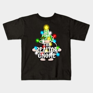 The Realtor Gnome Christmas Matching Family Shirt Kids T-Shirt